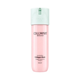 کرم مرطوب کننده صورت و گردن کلامین مدل collagen bank مناسب انواع پوست حجم 125 میلی لیتر